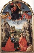 Domenicho Ghirlandaio Christus in der Gloriole mit den Heiligen Bendikt,Romuald,Attinea und Grecinana France oil painting artist